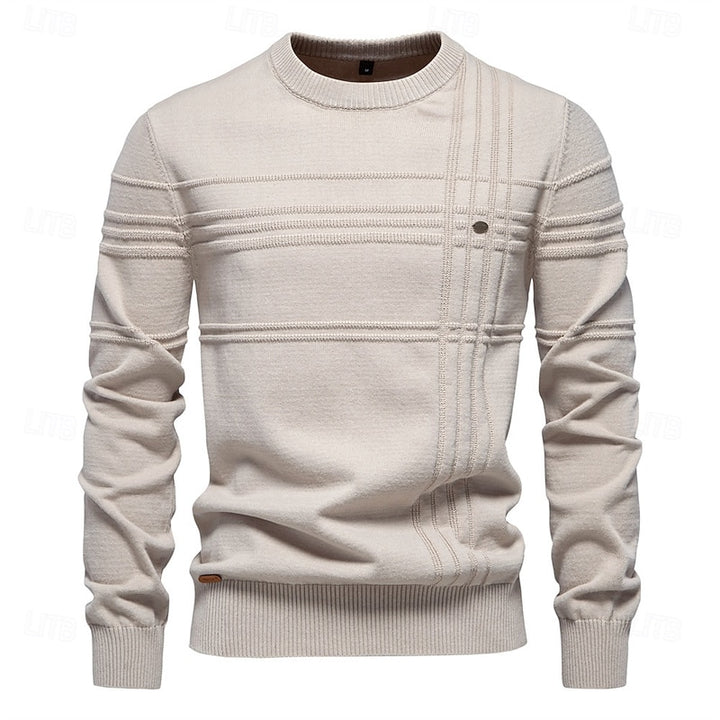 Bryce | Textured Crewneck Sweater