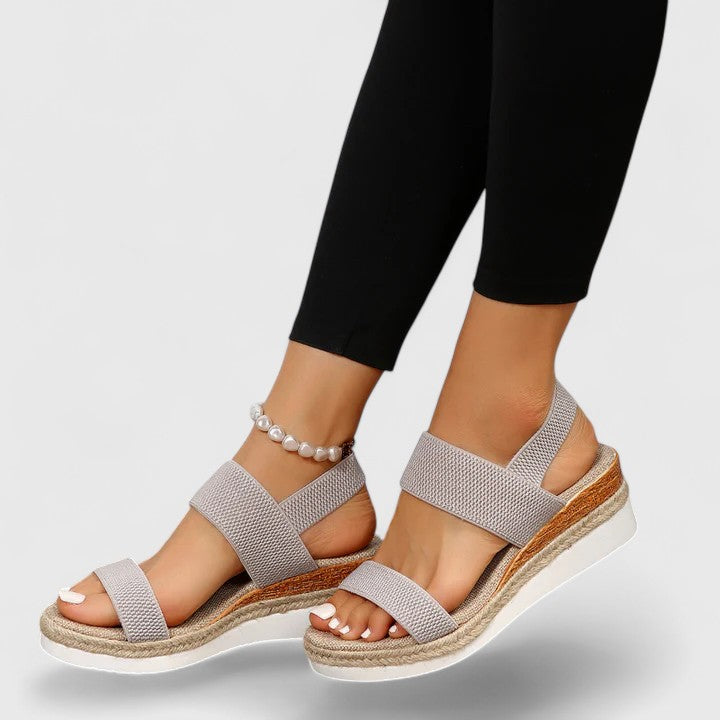 Leona | Cushioned Wedge Sandals