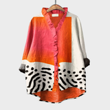 Nellie | Artful Ruffle Blouse