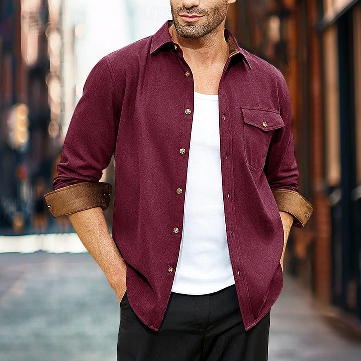 Grayson | Rugged Button-Front Overshirt