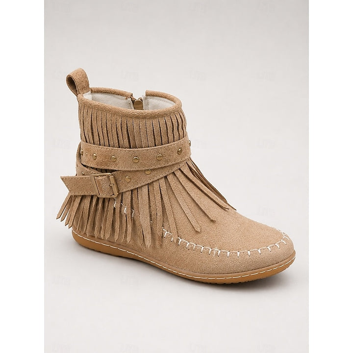 Cheyenne | Fringe Western Ankle Boots