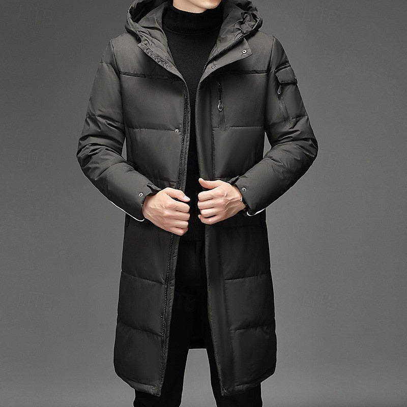 Grant | Hooded Longline Puffer Coat