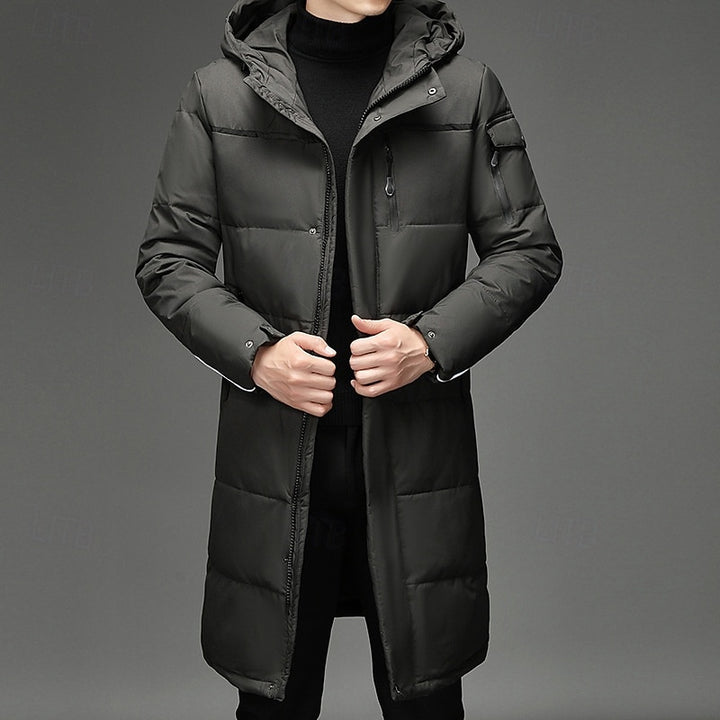 Grant | Hooded Longline Puffer Coat