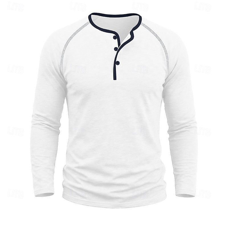 Weston | Classic Long-Sleeve Henley Shirt