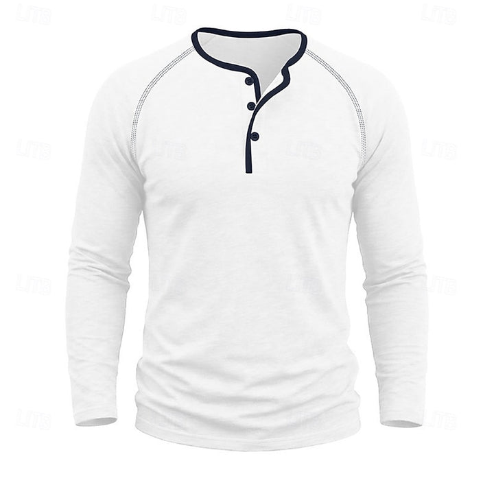 Weston | Classic Long-Sleeve Henley Shirt