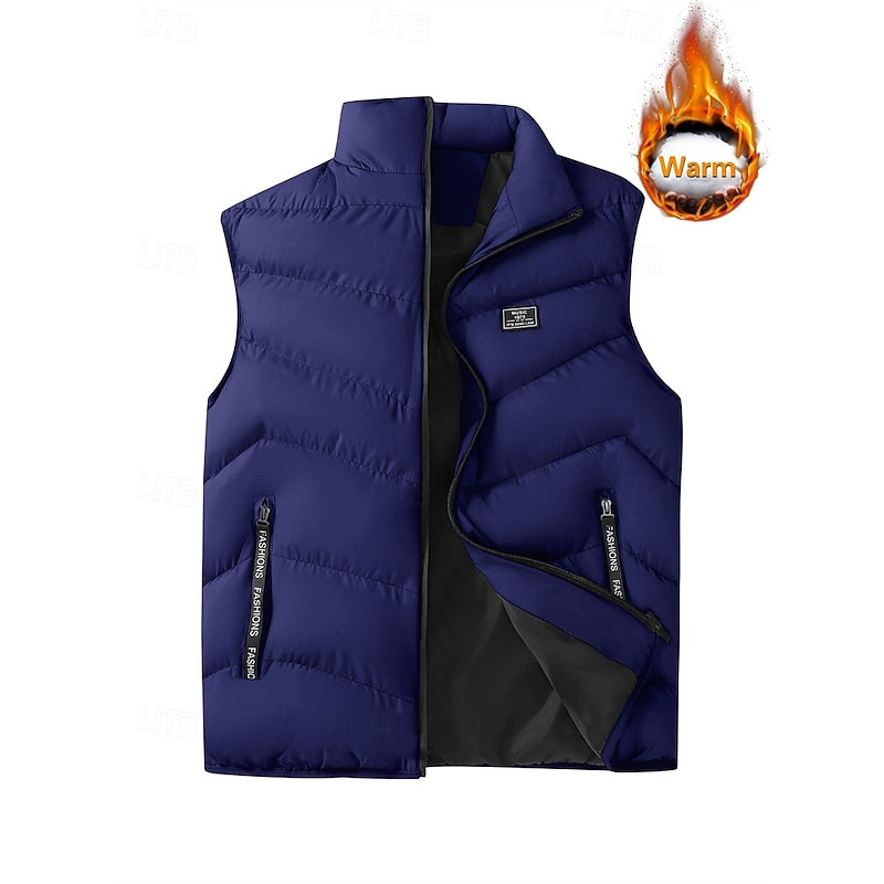 Elliott | Insulated Stand-Collar Puffer Vest