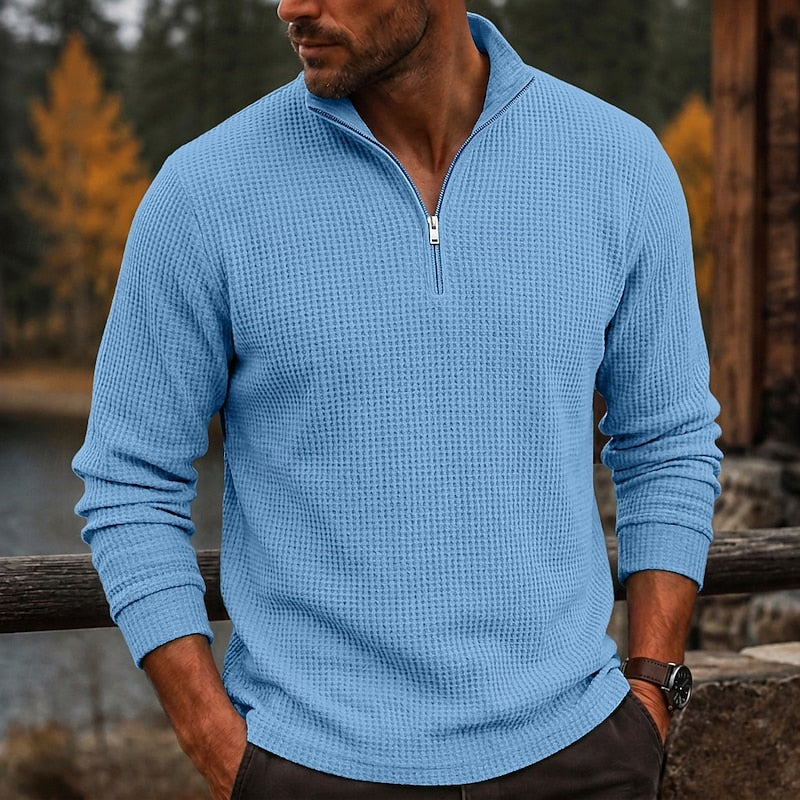 Sullivan | Textured Quarter-Zip Pullover
