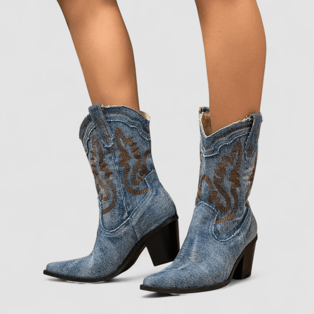 Georgina | Western Ankle Boots