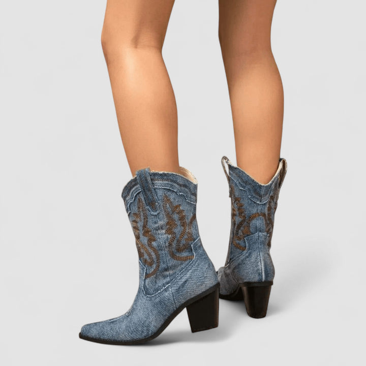 Georgina | Western Ankle Boots