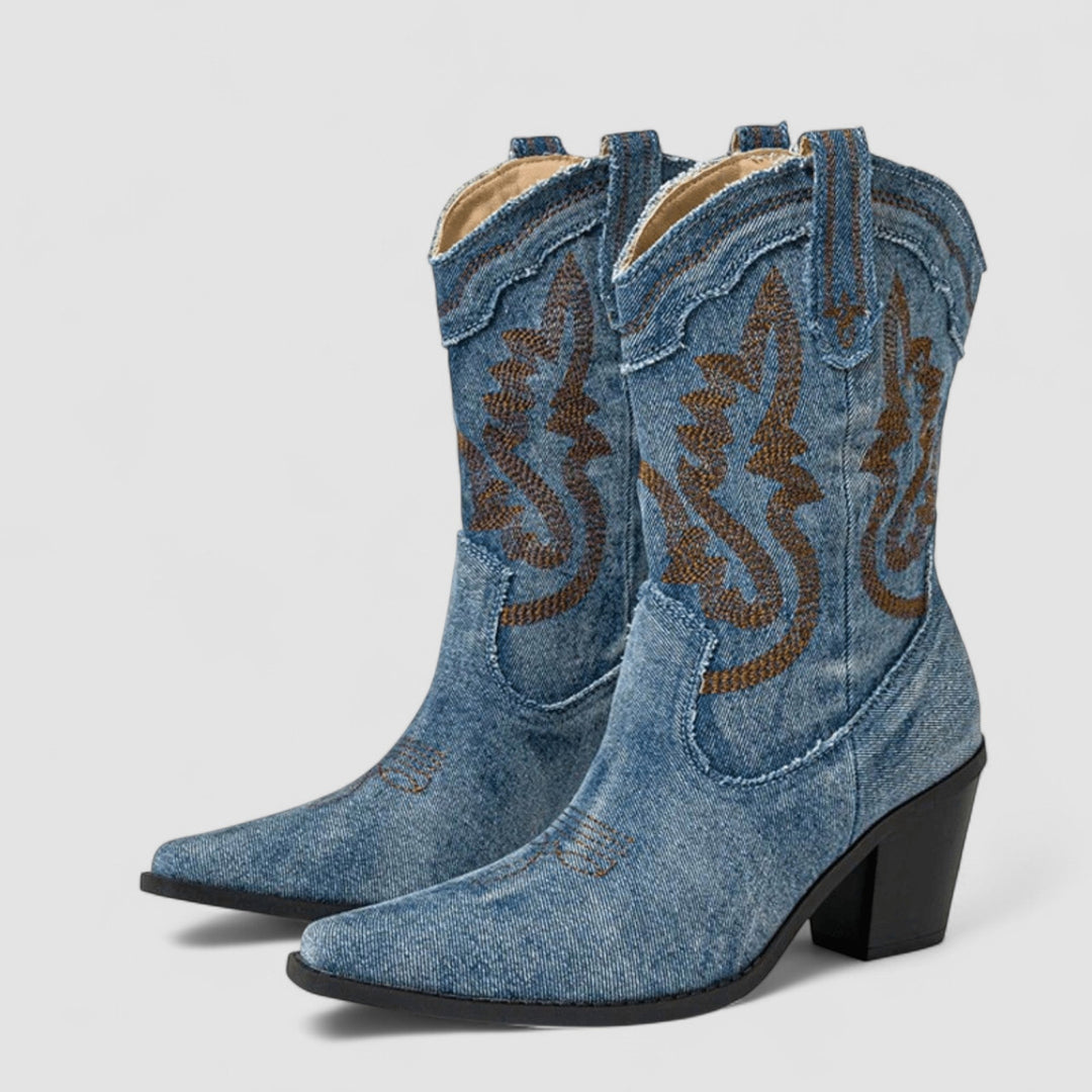 Georgina | Western Ankle Boots