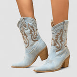 Georgina | Western Ankle Boots