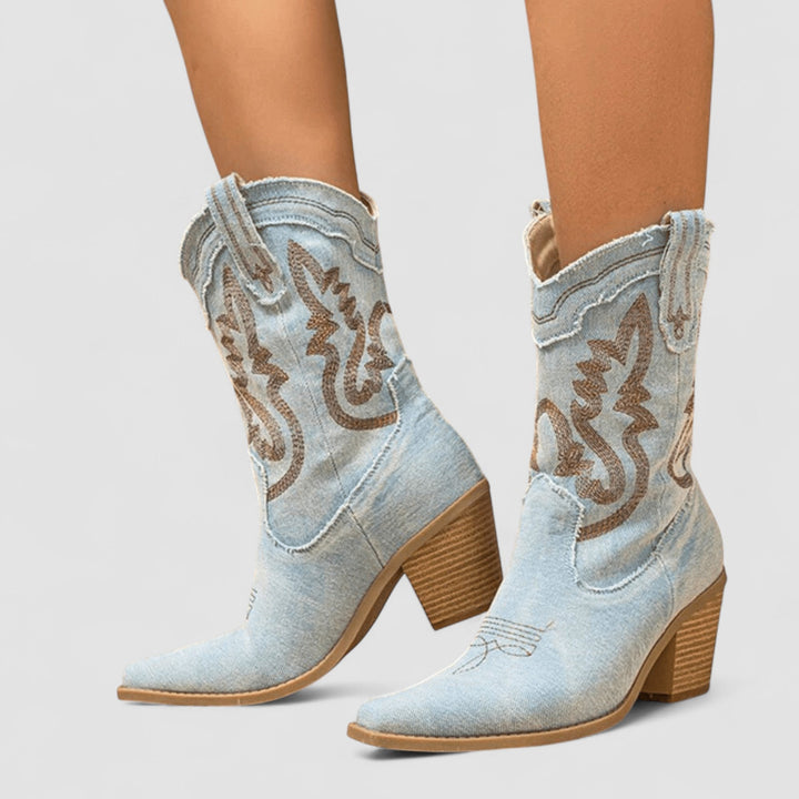 Georgina | Western Ankle Boots