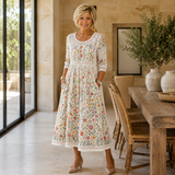 Ramona | Floral Garden Midi Dress