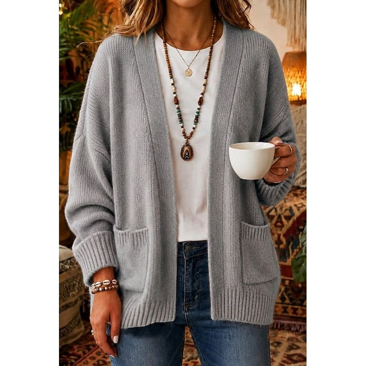 Naomi | Relaxed Open-Front Cardigan