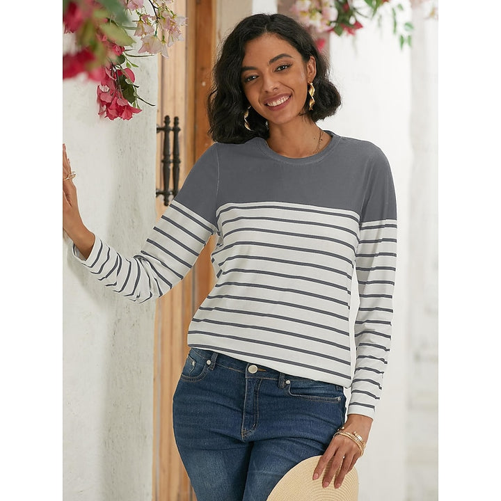 Isla | Striped Long-Sleeve Top