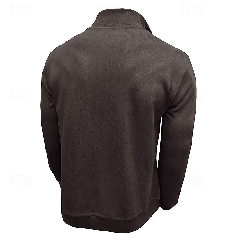 Donovan | Quarter-Zip Stand-Collar Sweatshirt