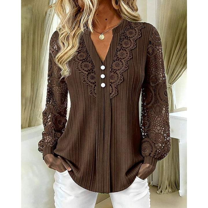 Rosalie | Lace-Trimmed Blouse