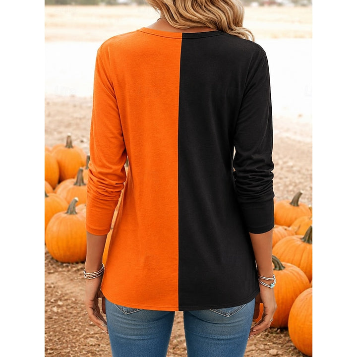Darcy | Halloween Long-Sleeve Crew Neck Top