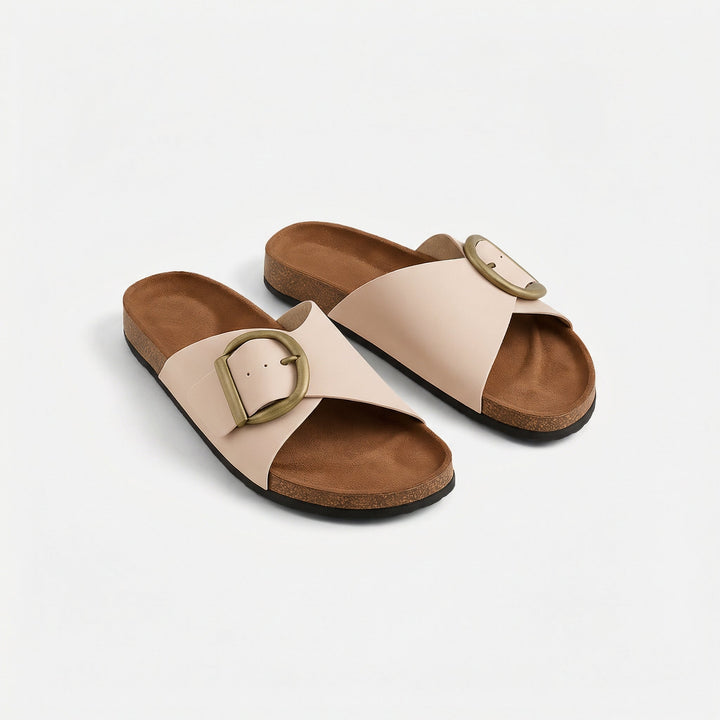 Diana | Contoured Buckle Sandals