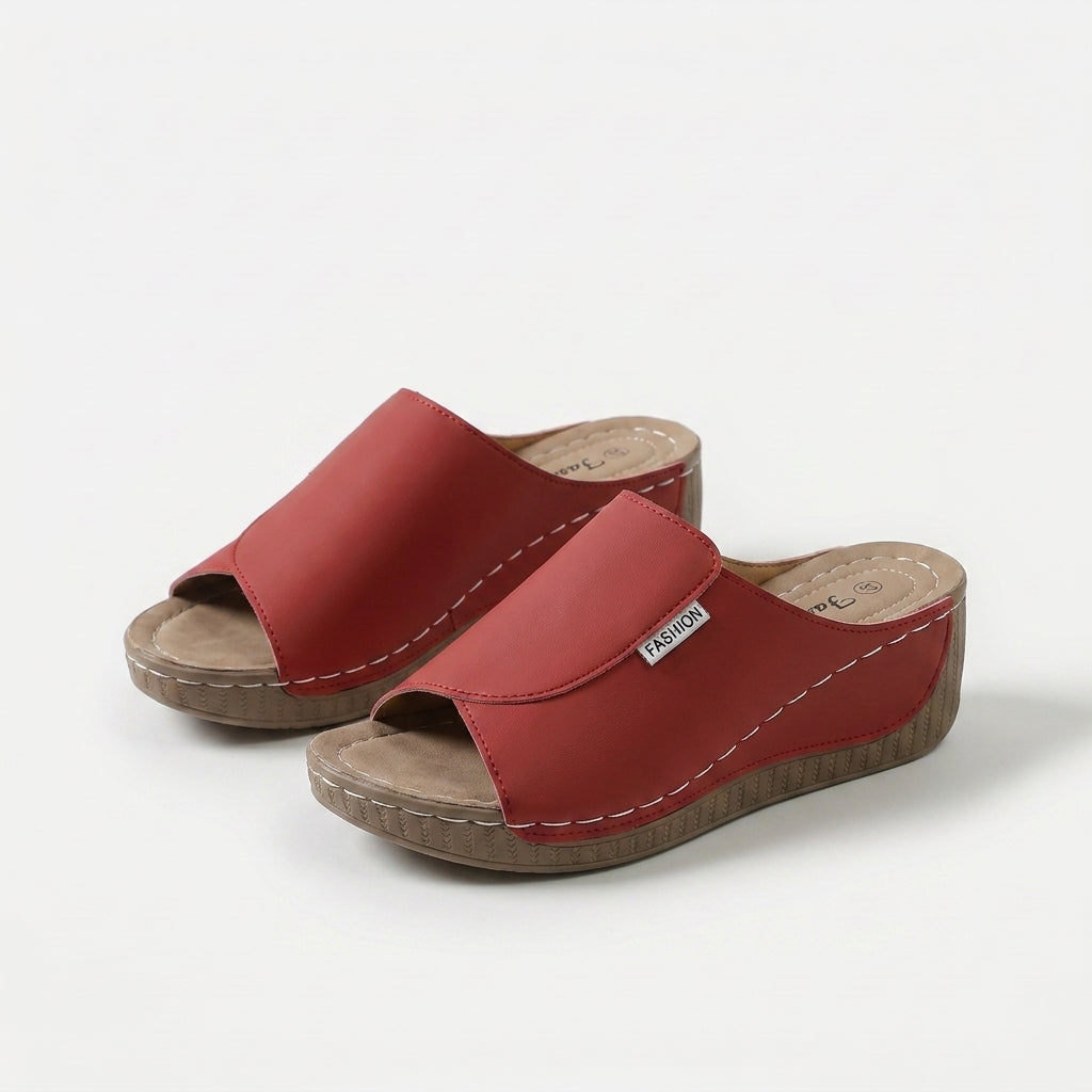 Emmeline | Cushioned Arch-Support Wedge Sandals