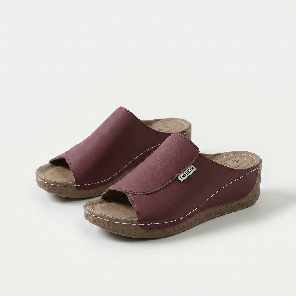 Emmeline | Cushioned Arch-Support Wedge Sandals
