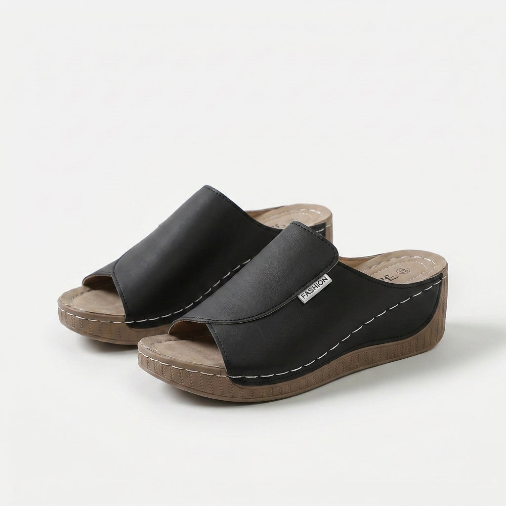 Emmeline | Cushioned Arch-Support Wedge Sandals