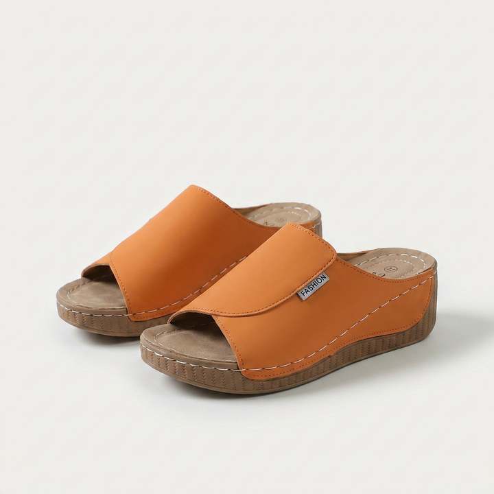 Emmeline | Cushioned Arch-Support Wedge Sandals