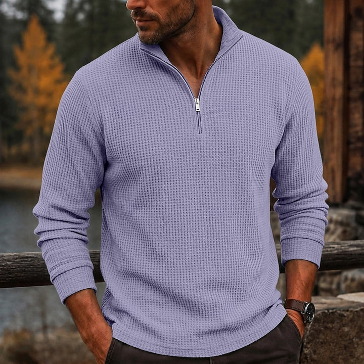 Sullivan | Textured Quarter-Zip Pullover