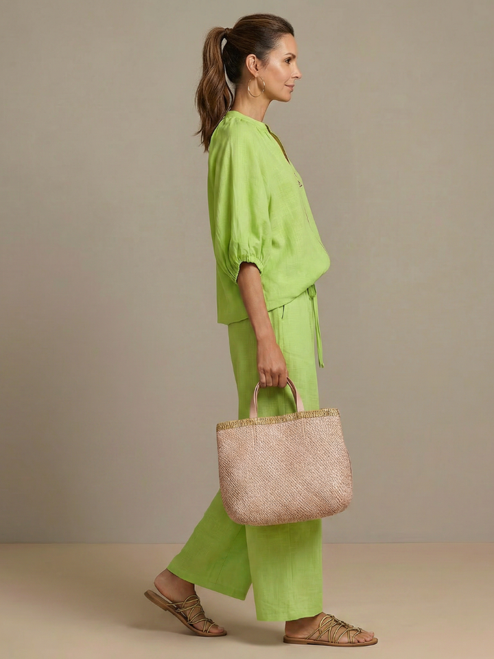 Cecily | Relaxed Wide-Leg Two-Piece Set