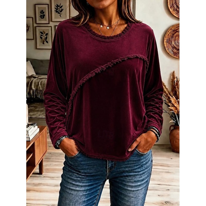 Marnie | Relaxed Fringe-Trim Tunic