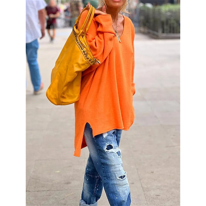 Joanne | Relaxed V-Neck Pullover