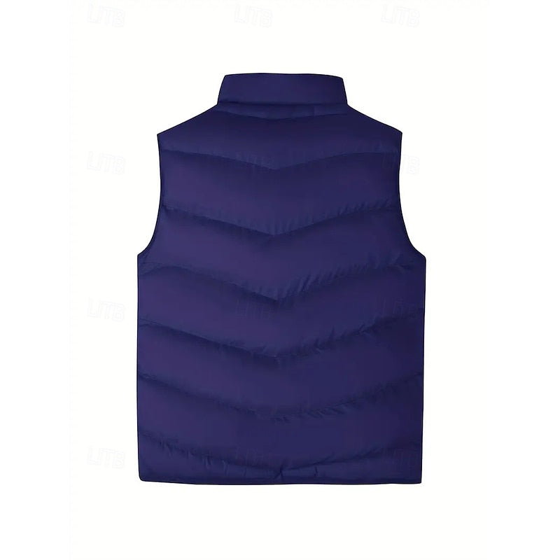 Elliott | Insulated Stand-Collar Puffer Vest