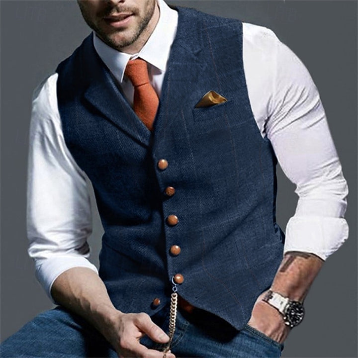 Gregory | Tailored Single-Breasted Waistcoat