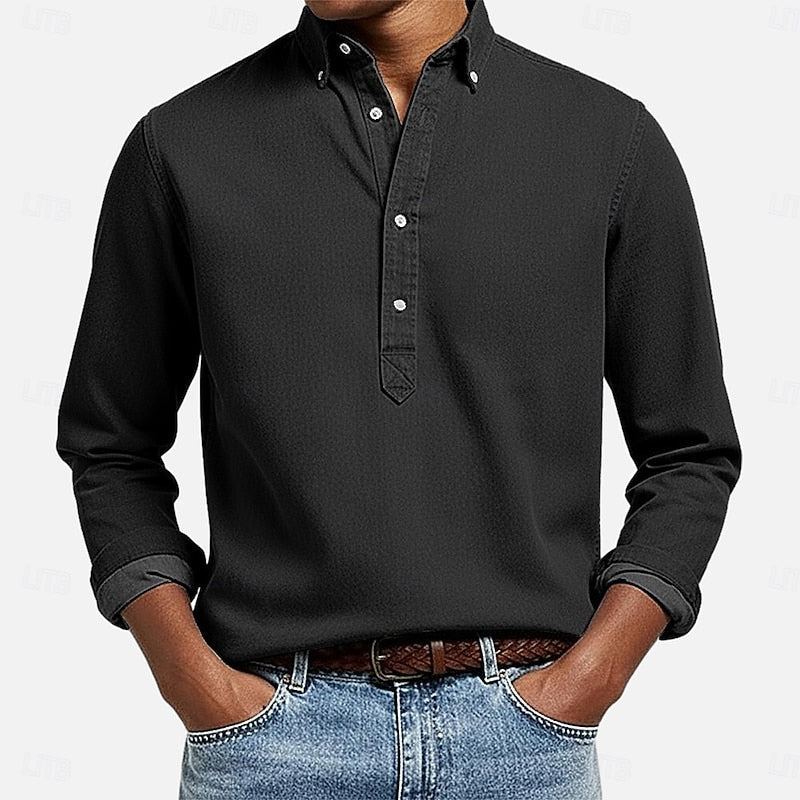 Corbin | Refined Popover Shirt