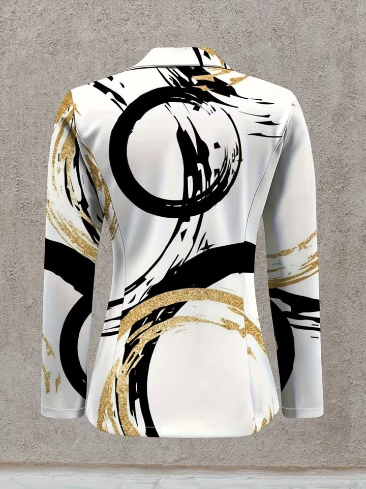 Marceline | Artful Brushstroke Blazer