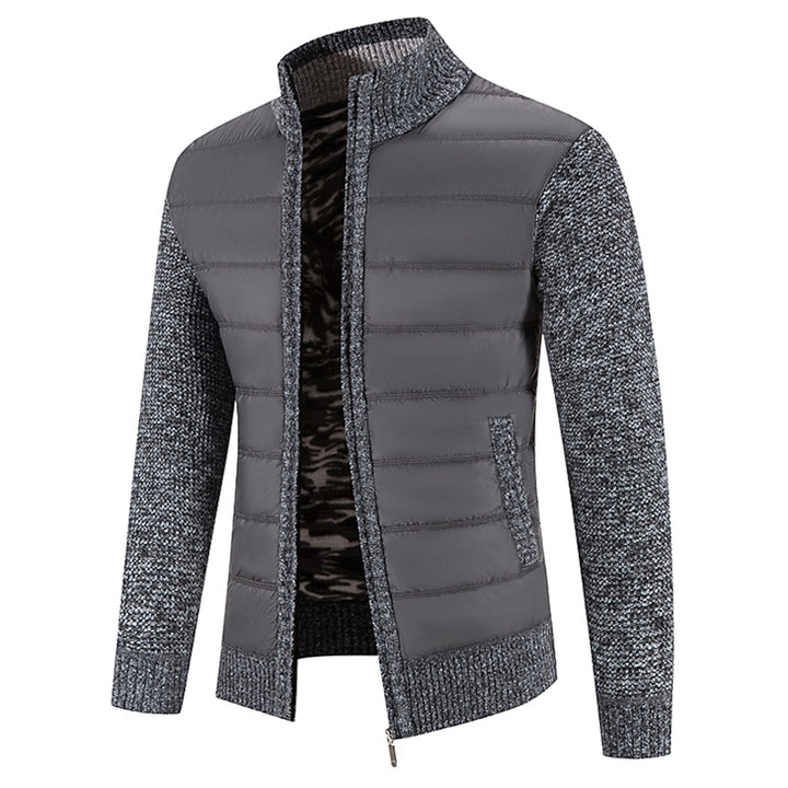 Reid | Stand-Collar Zip Cardigan