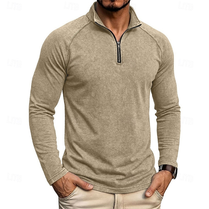 Nolan | Refined Quarter-Zip Top