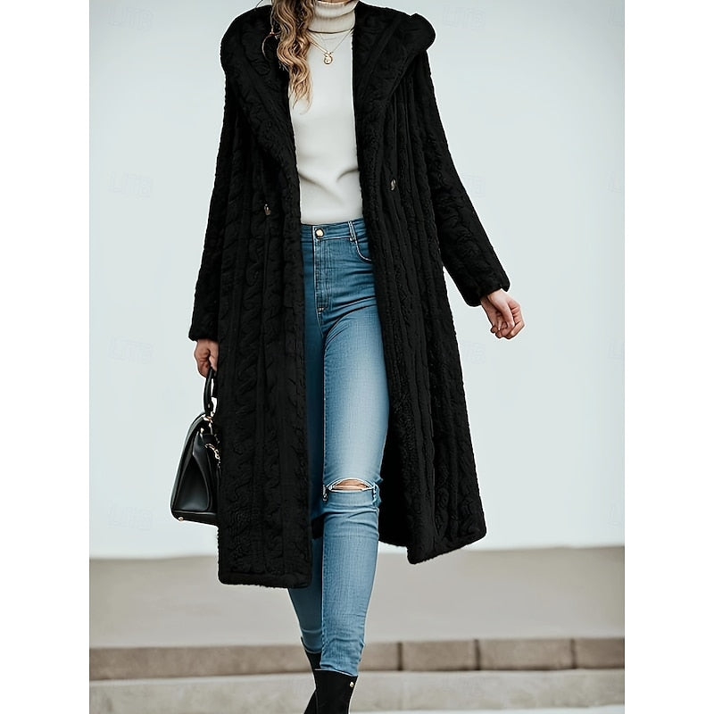 Eliana | Longline Hooded Coat