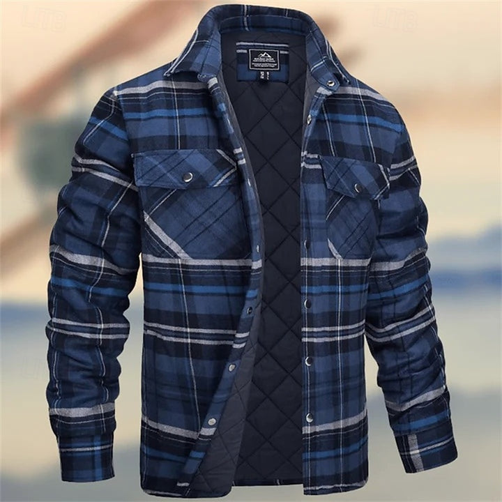 Wyatt | Insulated Plaid Shirt Jacket