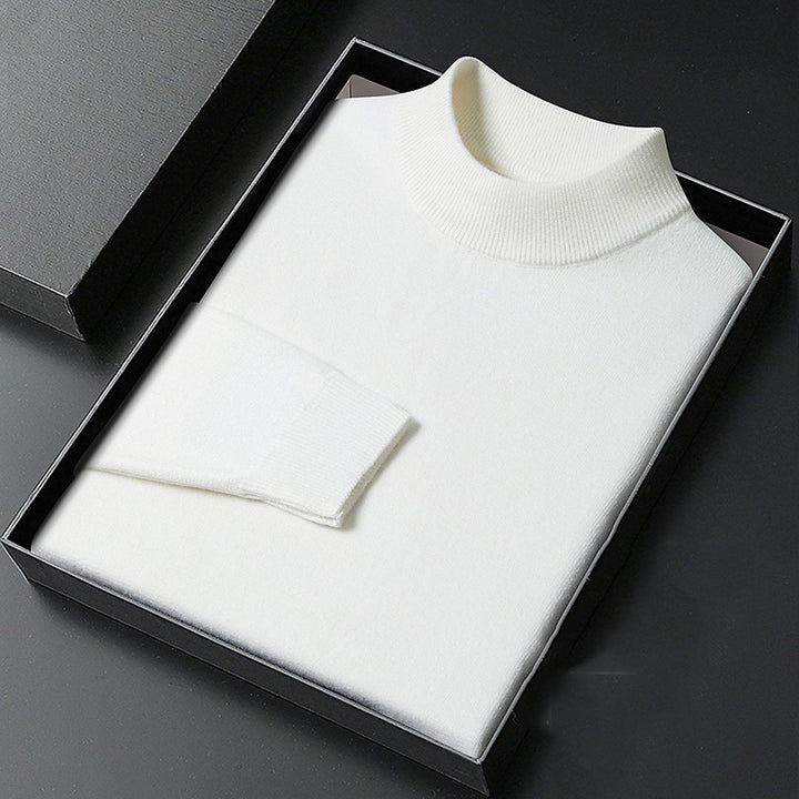 Calvin | Refined Mock Neck Sweater