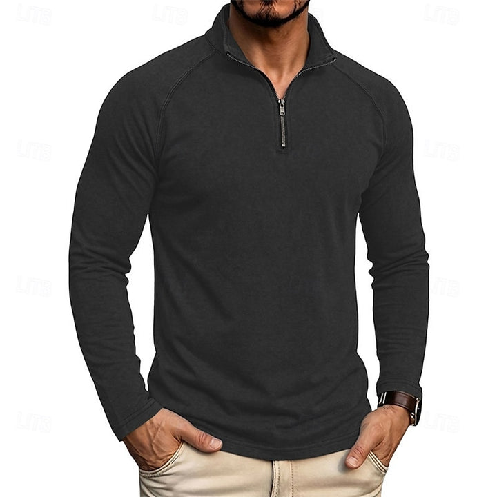 Nolan | Refined Quarter-Zip Top