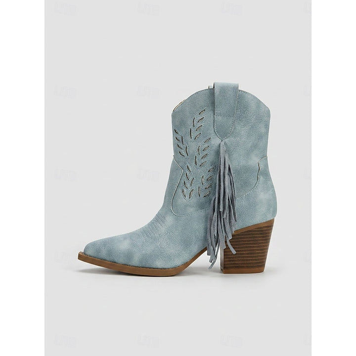 Savannah | Fringed Western Ankle Boots