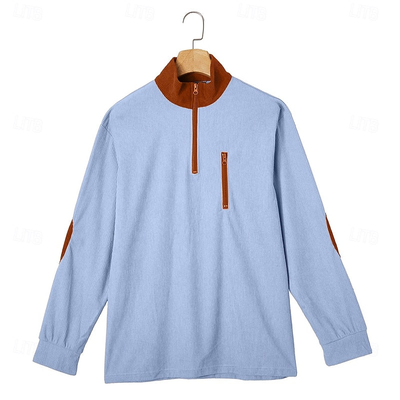 Garrett | Quarter-Zip Textured Pullover