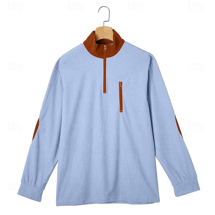 Garrett | Quarter-Zip Textured Pullover