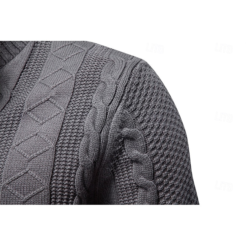 Spencer | Textured Zip-Up Cardigan