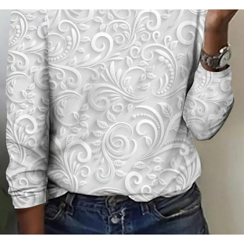 Diane | Elegant Floral Tunic