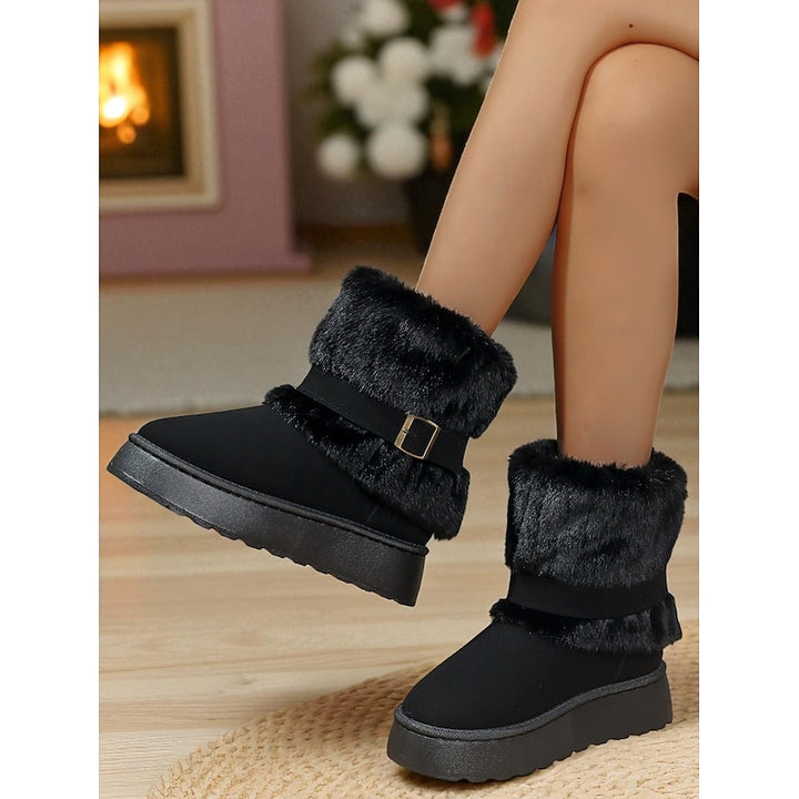 Lorna | Cozy Fur-Trimmed Winter Boots