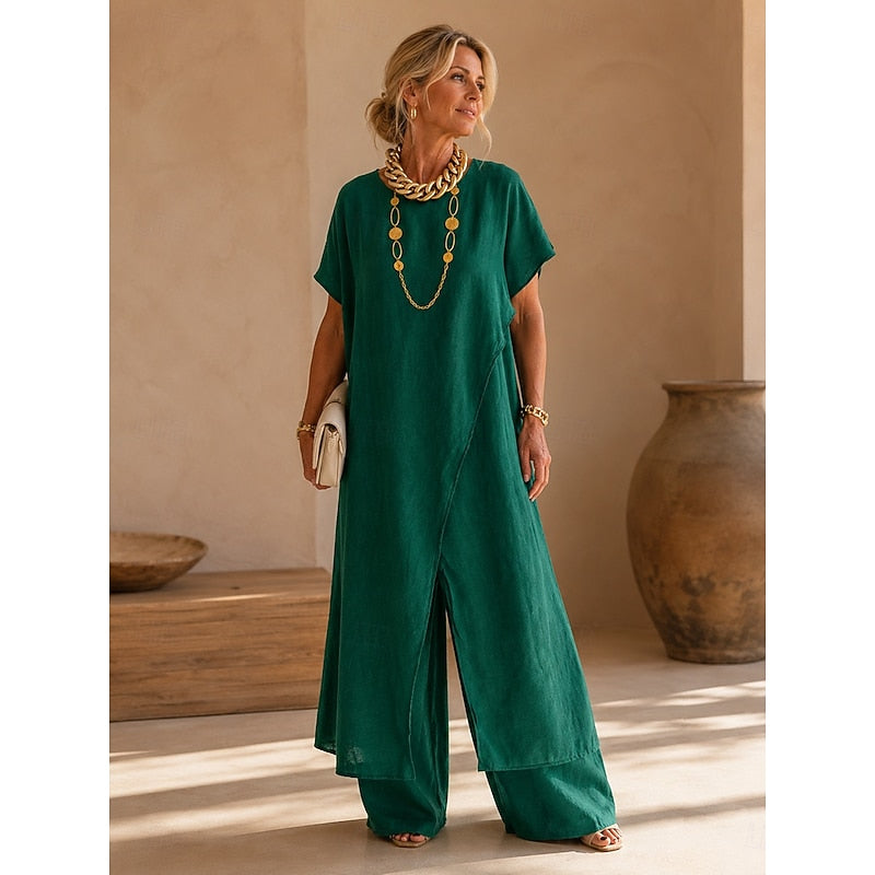 Simone | Relaxed Wrap Two-Piece Set