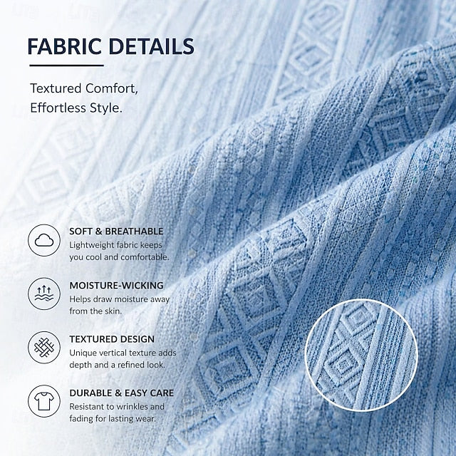 Wallace | Men's Jacquard Texture Knit Shorts