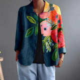 Grace | Painterly Floral Blouse